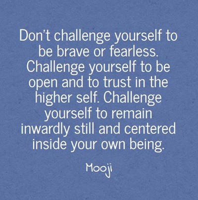 Challenge yourself to be open