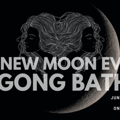 New Moon Eve in Gemini Gong Bath